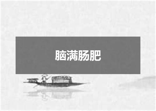 脑满肠肥