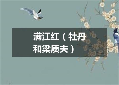 满江红（牡丹和梁质夫）
