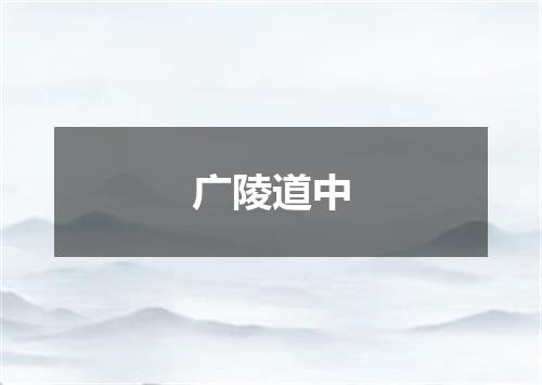 广陵道中