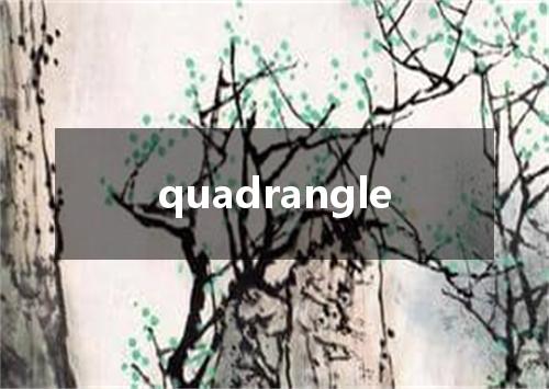 quadrangle是什么意思