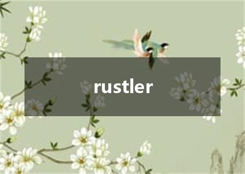 rustler是什么意思