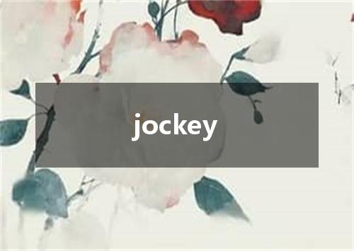 jockey是什么意思