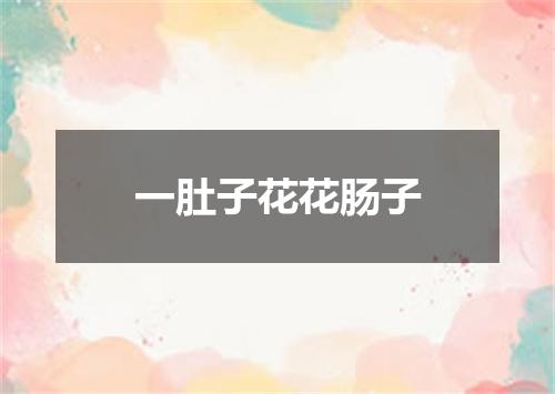 一肚子花花肠子