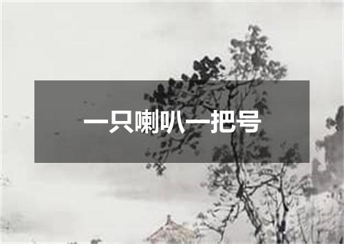 一只喇叭一把号
