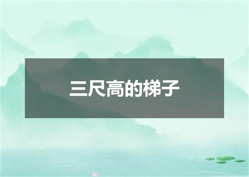 三尺高的梯子