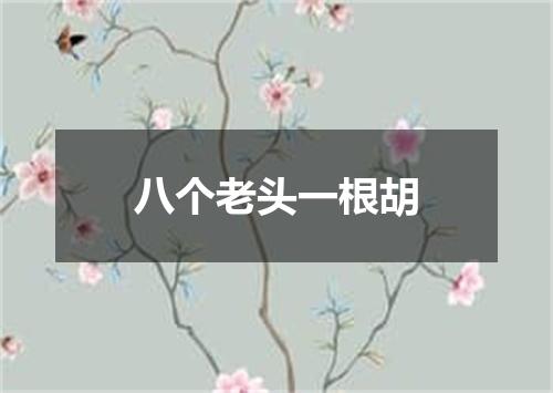 八个老头一根胡