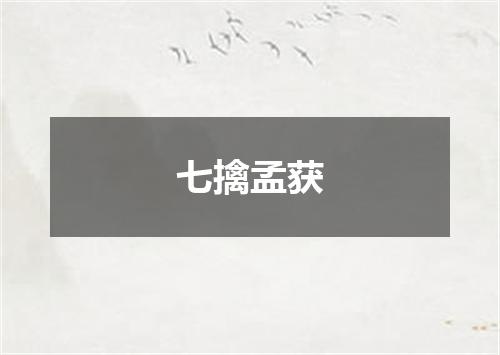 七擒孟获