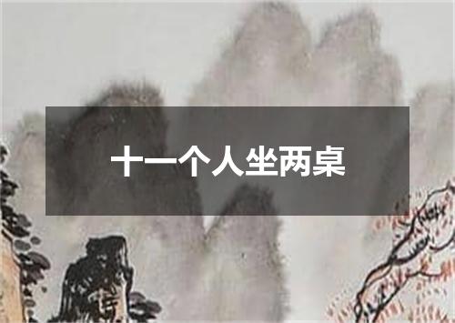 十一个人坐两桌