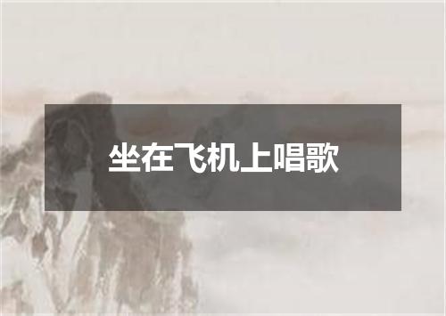 坐在飞机上唱歌