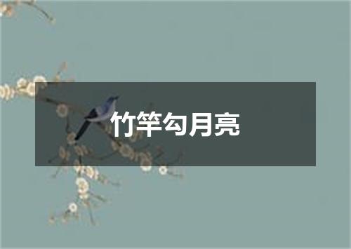 竹竿勾月亮