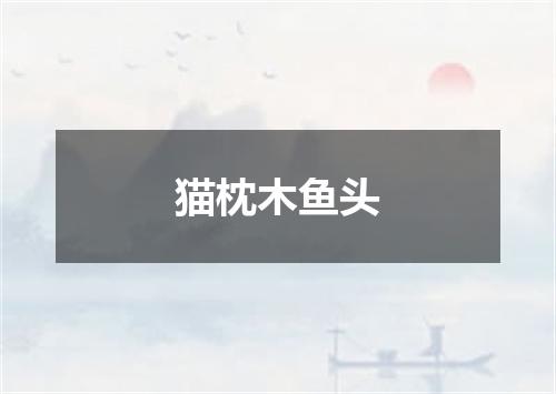 猫枕木鱼头