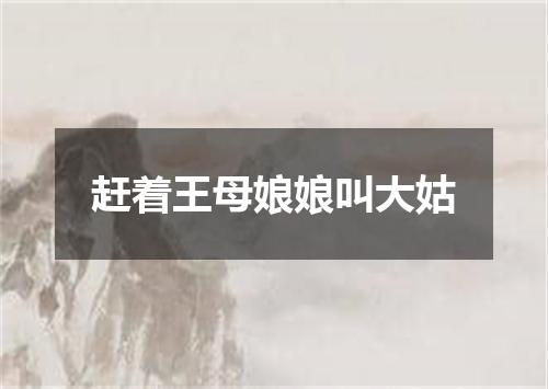 赶着王母娘娘叫大姑