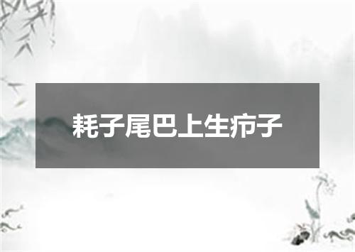 耗子尾巴上生疖子