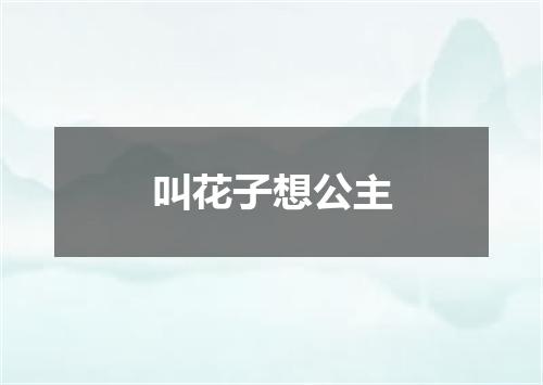 叫花子想公主