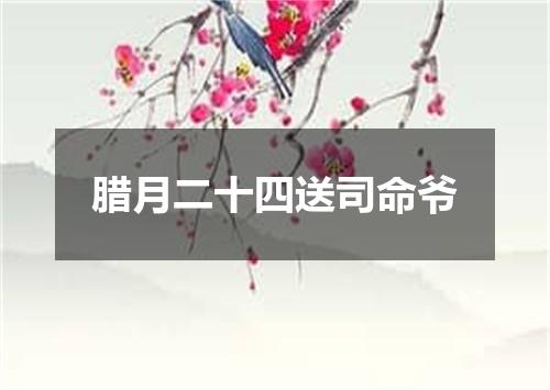 腊月二十四送司命爷