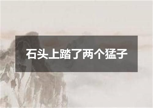 石头上踏了两个猛子