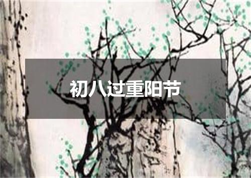 初八过重阳节