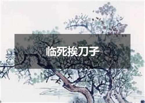 临死挨刀子