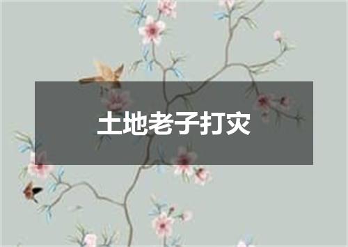 土地老子打灾