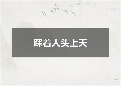 踩着人头上天