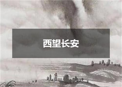 西望长安