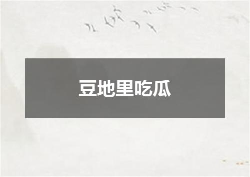 豆地里吃瓜