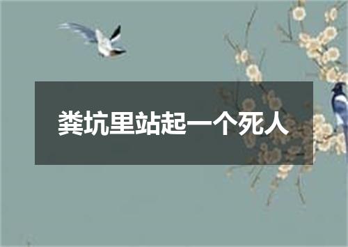 粪坑里站起一个死人