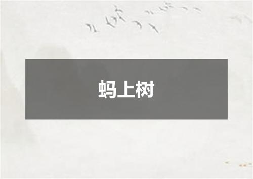 蚂上树