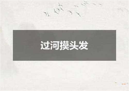 过河摸头发