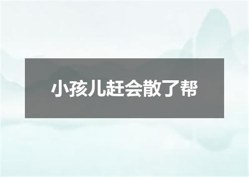 小孩儿赶会散了帮