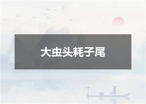 大虫头耗子尾