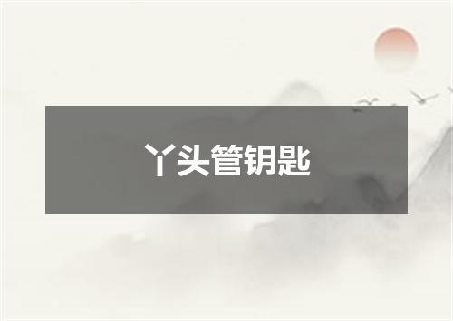 丫头管钥匙