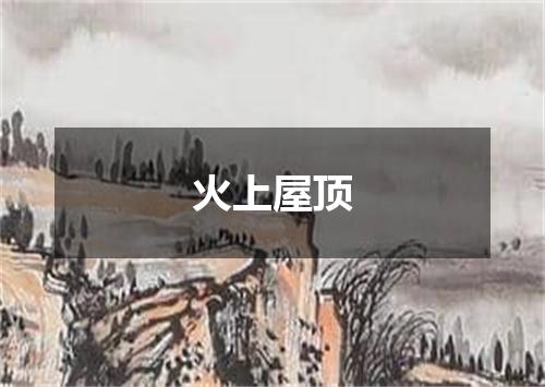 火上屋顶