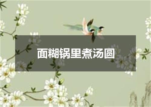 面糊锅里煮汤圆