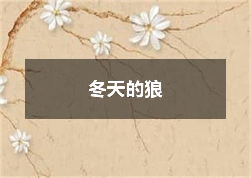 冬天的狼