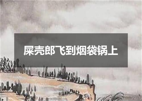 屎壳郎飞到烟袋锅上