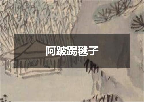 阿跛踢毽子