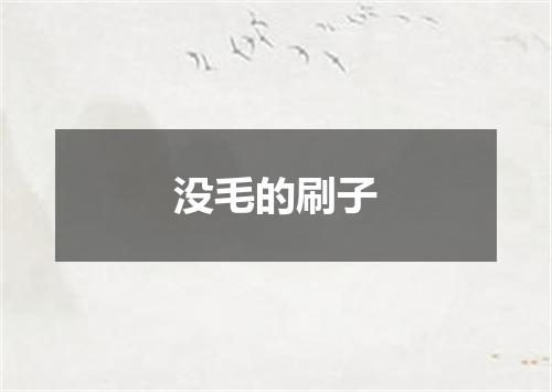 没毛的刷子