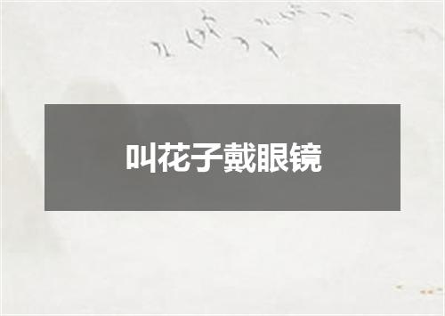 叫花子戴眼镜