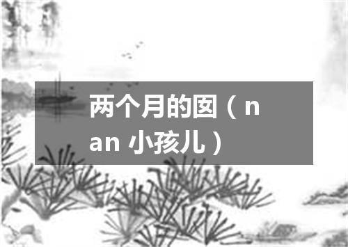 两个月的囡（nan 小孩儿）
