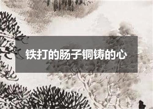 铁打的肠子铜铸的心