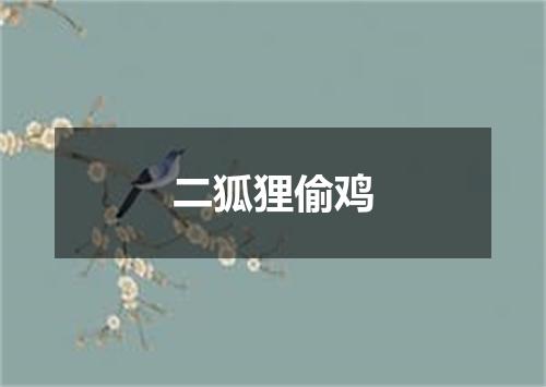 二狐狸偷鸡
