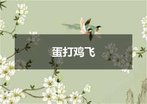 蛋打鸡飞