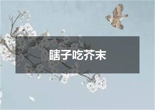 瞎子吃芥末