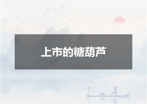 上市的糖葫芦