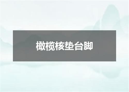 橄榄核垫台脚