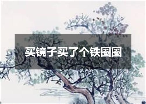买镜子买了个铁圈圈