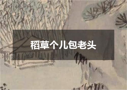 稻草个儿包老头
