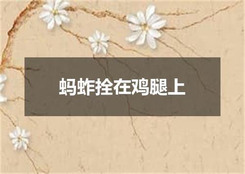 蚂蚱拴在鸡腿上