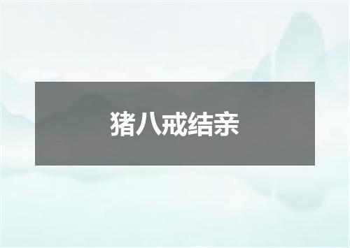 猪八戒结亲